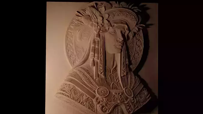 Moor CNC 3d Print High Relief Sand Casting