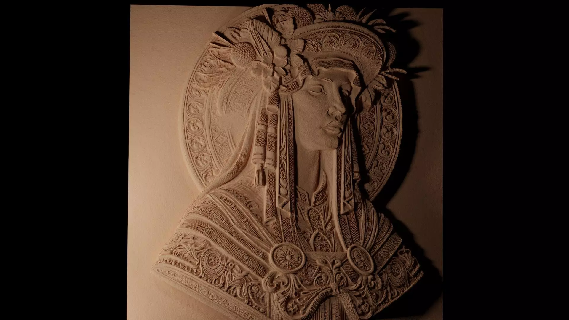 Moor CNC 3d Print High Relief Sand Casting 3D print model_0