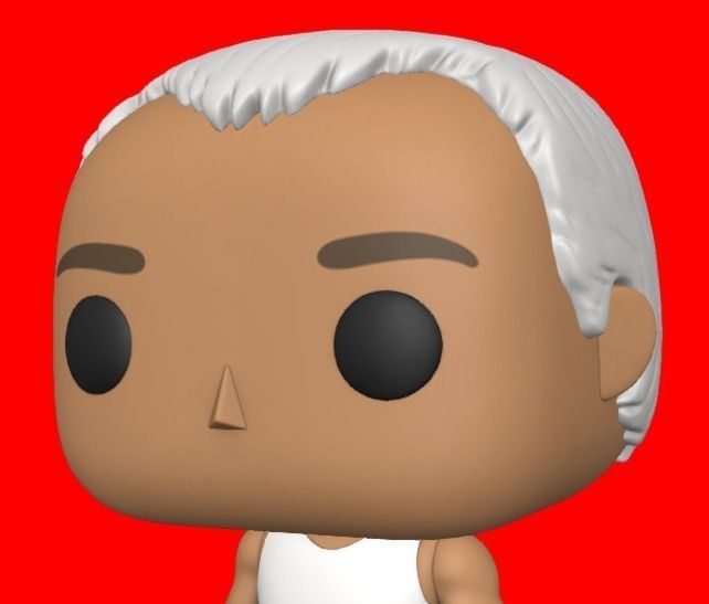 CUSTOM FUNKO POP - HAIR 22 3D print model_4