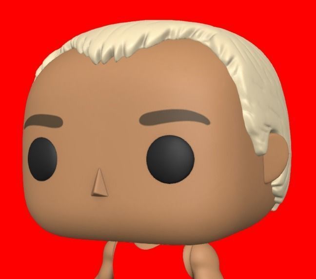 CUSTOM FUNKO POP - HAIR 22 3D print model_3
