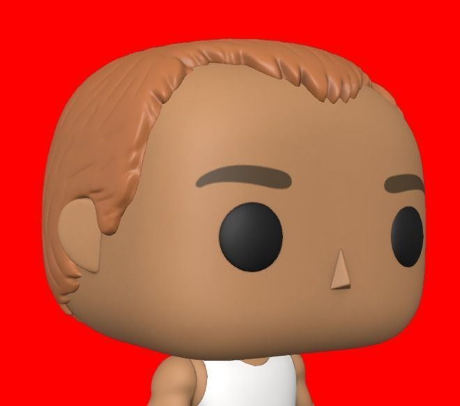 CUSTOM FUNKO POP - HAIR 22 3D print model_2