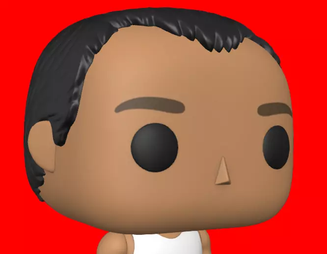 CUSTOM FUNKO POP - HAIR 22 3D print model_0