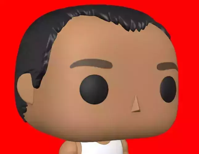CUSTOM FUNKO POP - HAIR 22 3D print model