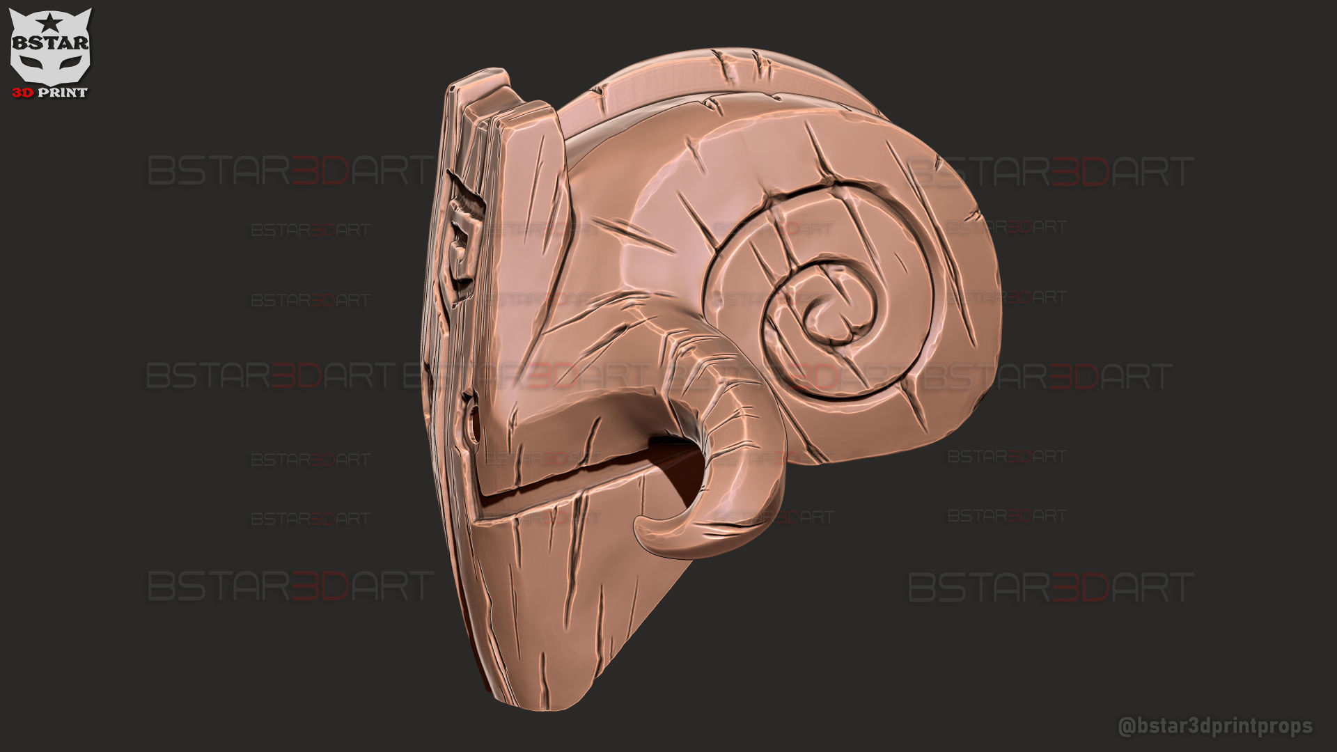 Juggernaut Dota Mask - Halloween Cosplay 3D print model_19