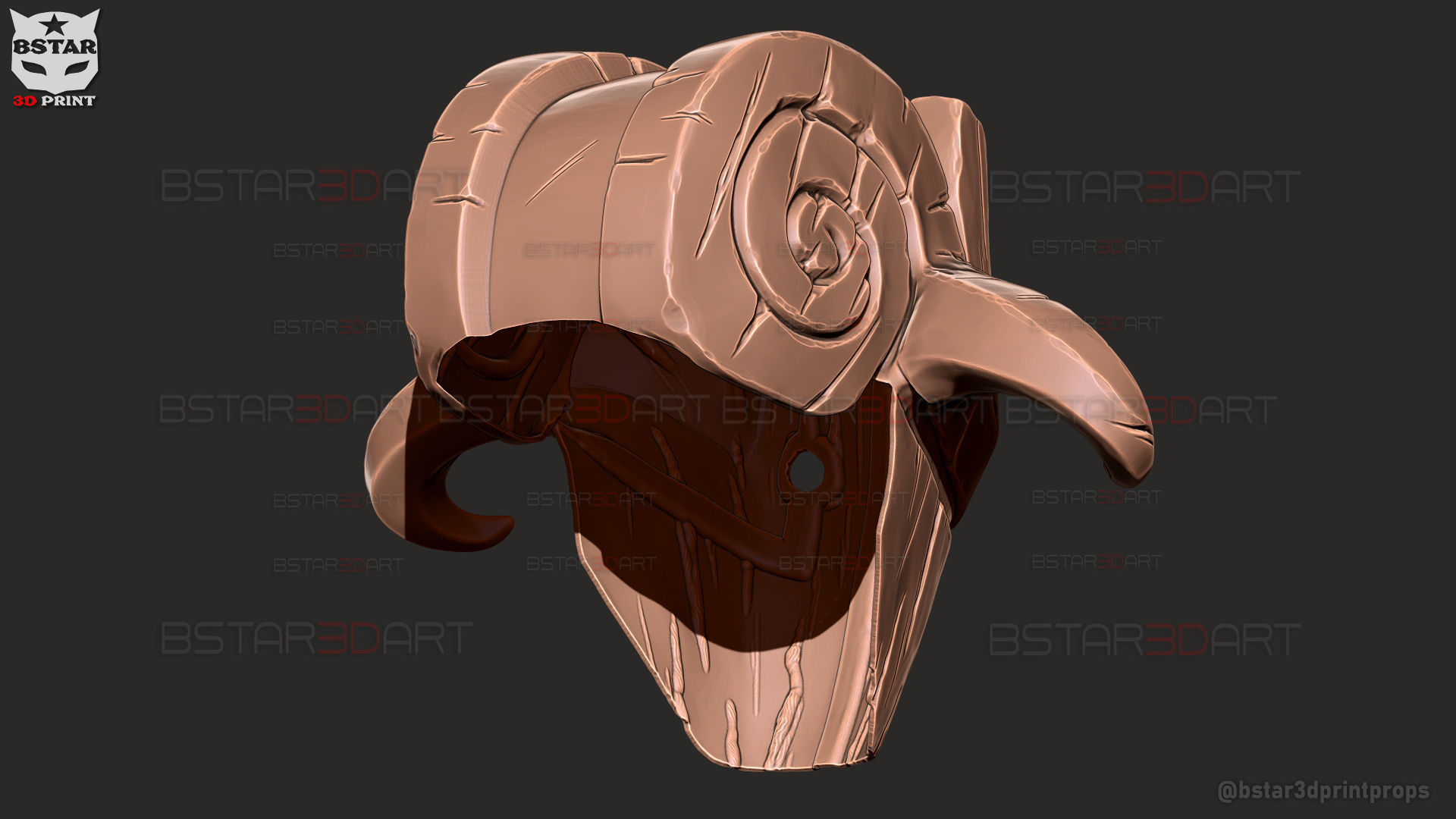 Juggernaut Dota Mask - Halloween Cosplay 3D print model_22