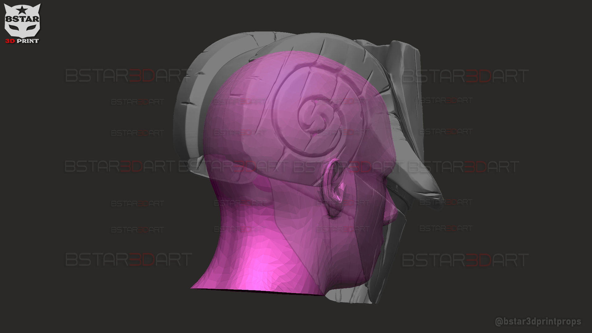 Juggernaut Dota Mask - Halloween Cosplay 3D print model_28