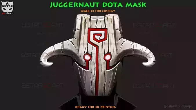 Juggernaut Dota Mask - Halloween Cosplay