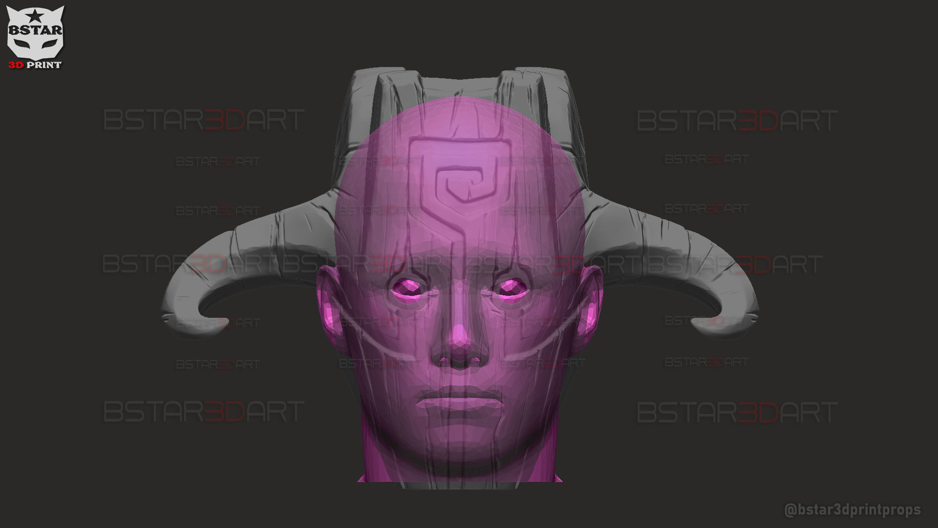 Juggernaut Dota Mask - Halloween Cosplay 3D print model_26