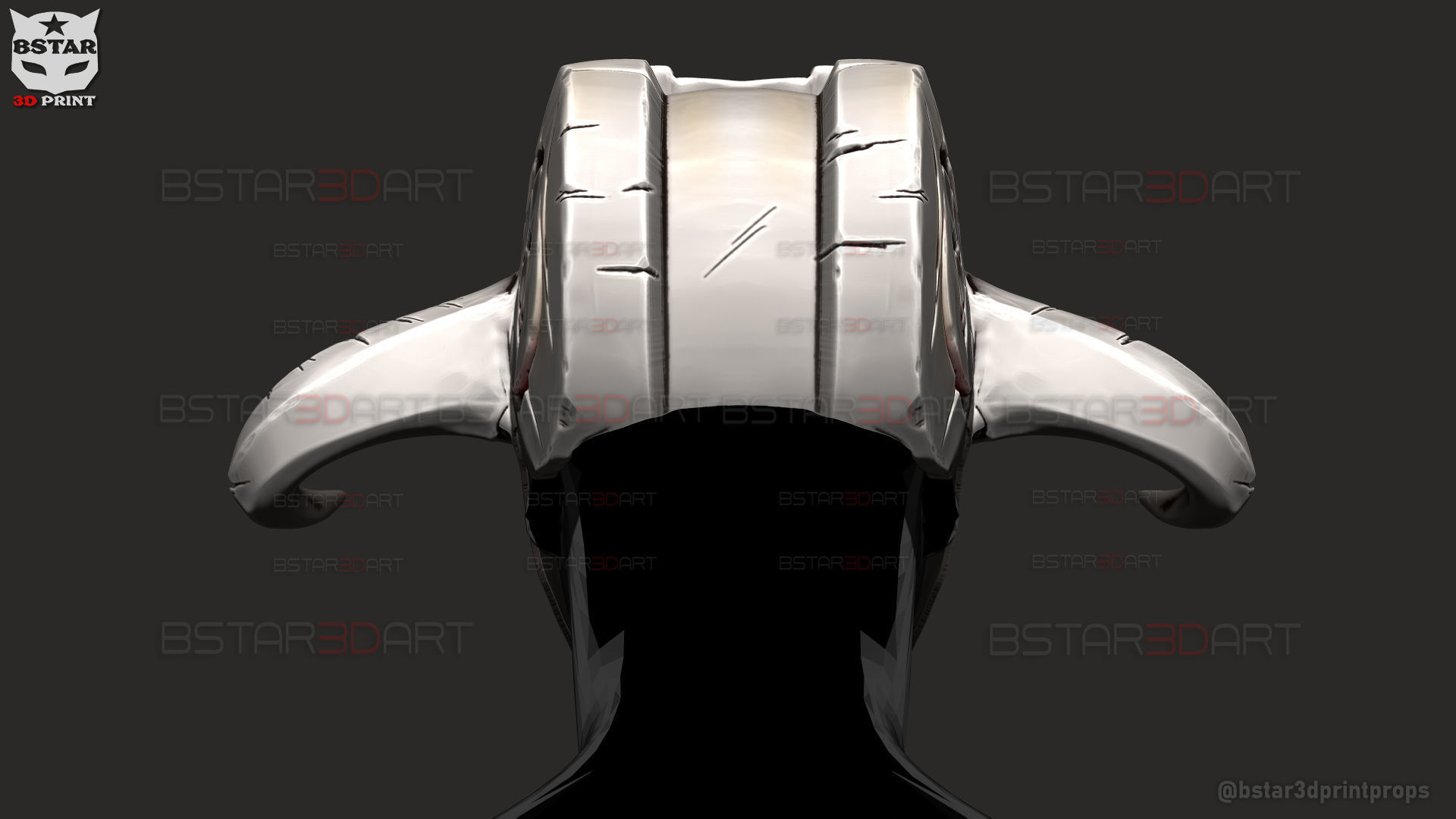 Juggernaut Dota Mask - Halloween Cosplay 3D print model_13