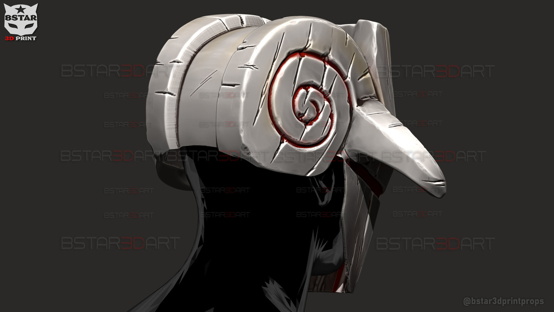 Juggernaut Dota Mask - Halloween Cosplay 3D print model_14