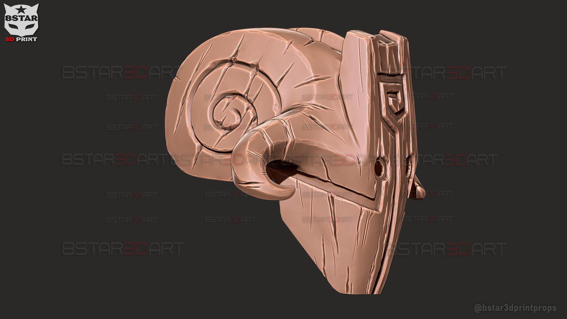 Juggernaut Dota Mask - Halloween Cosplay 3D print model_23