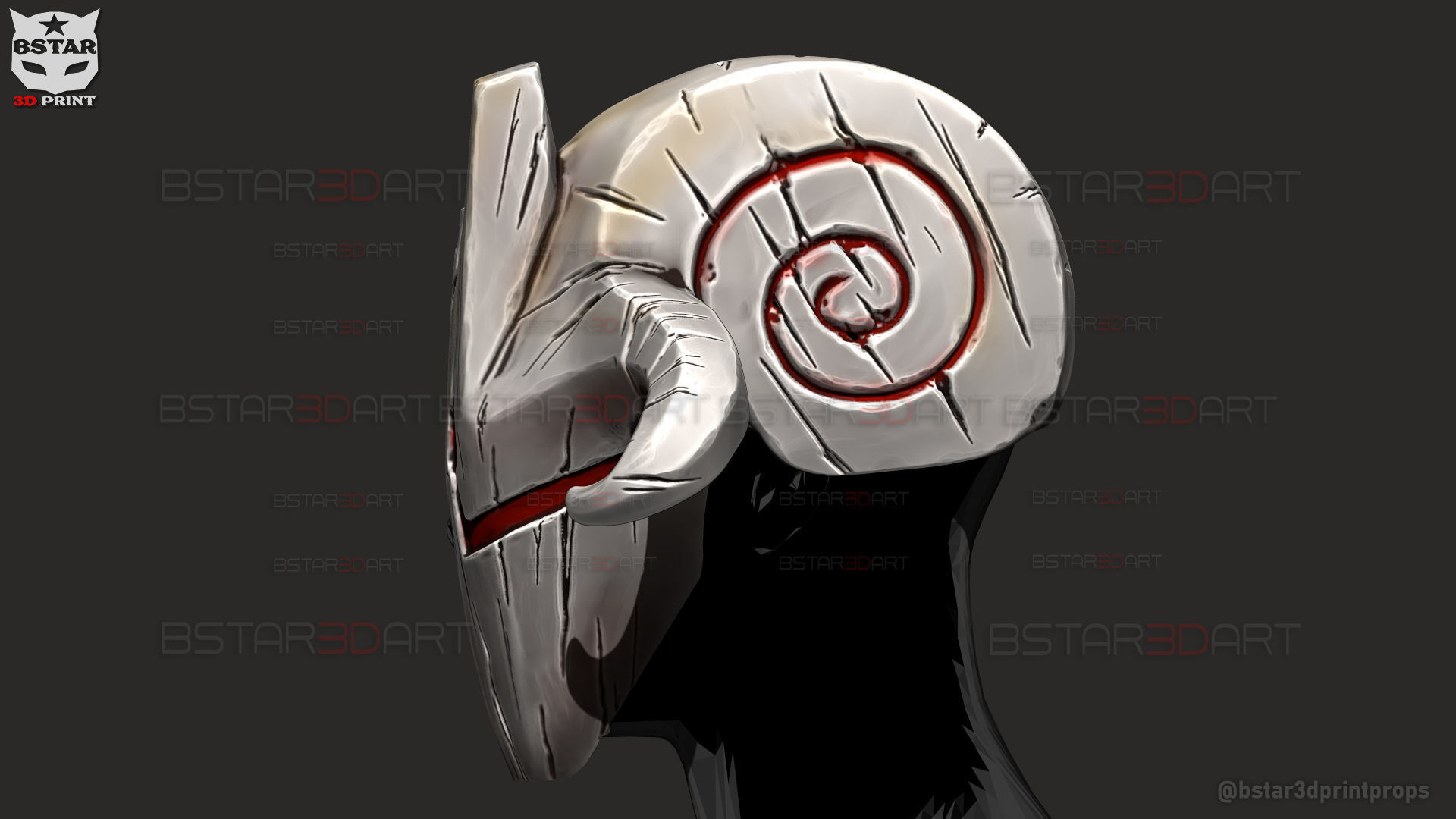 Juggernaut Dota Mask - Halloween Cosplay 3D print model_11