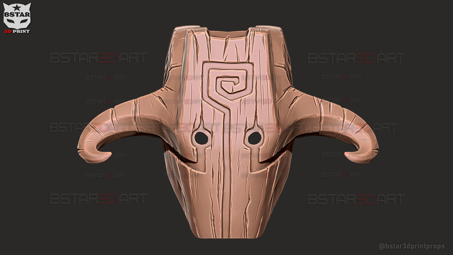 Juggernaut Dota Mask - Halloween Cosplay 3D print model_17