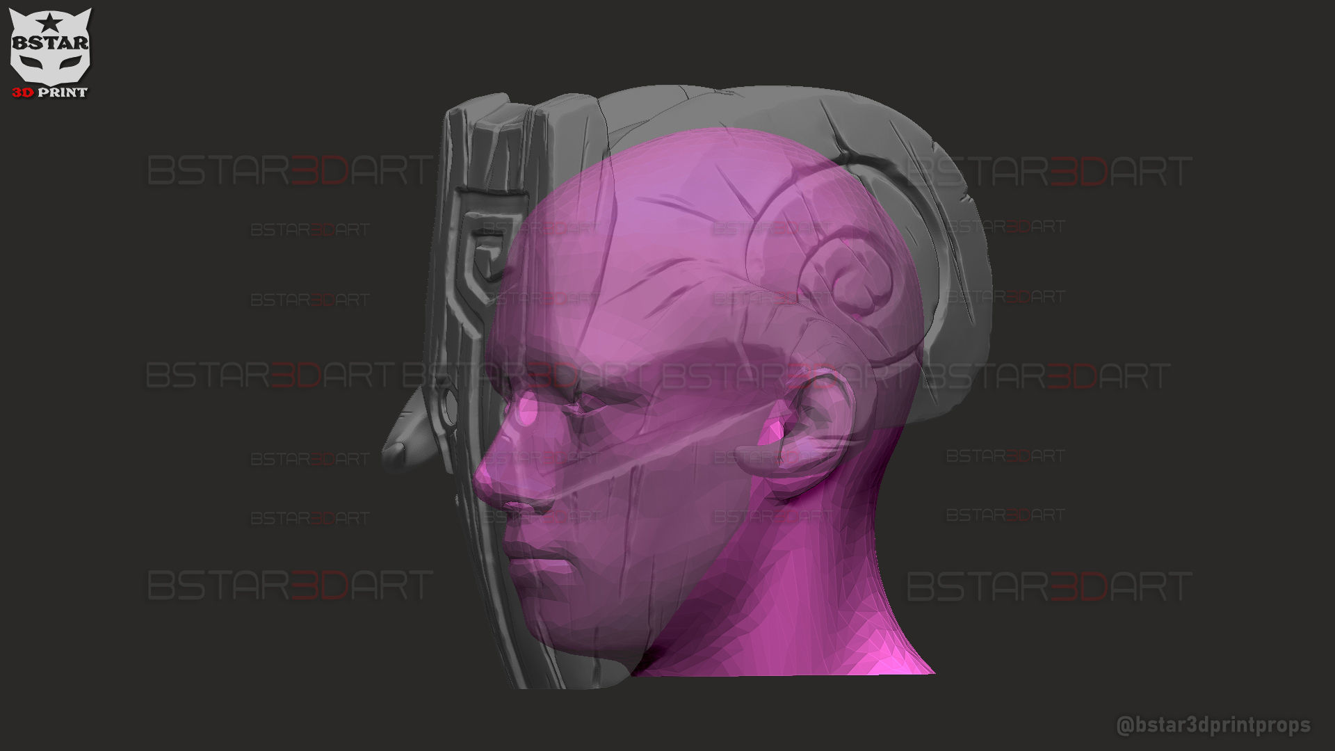 Juggernaut Dota Mask - Halloween Cosplay 3D print model_27