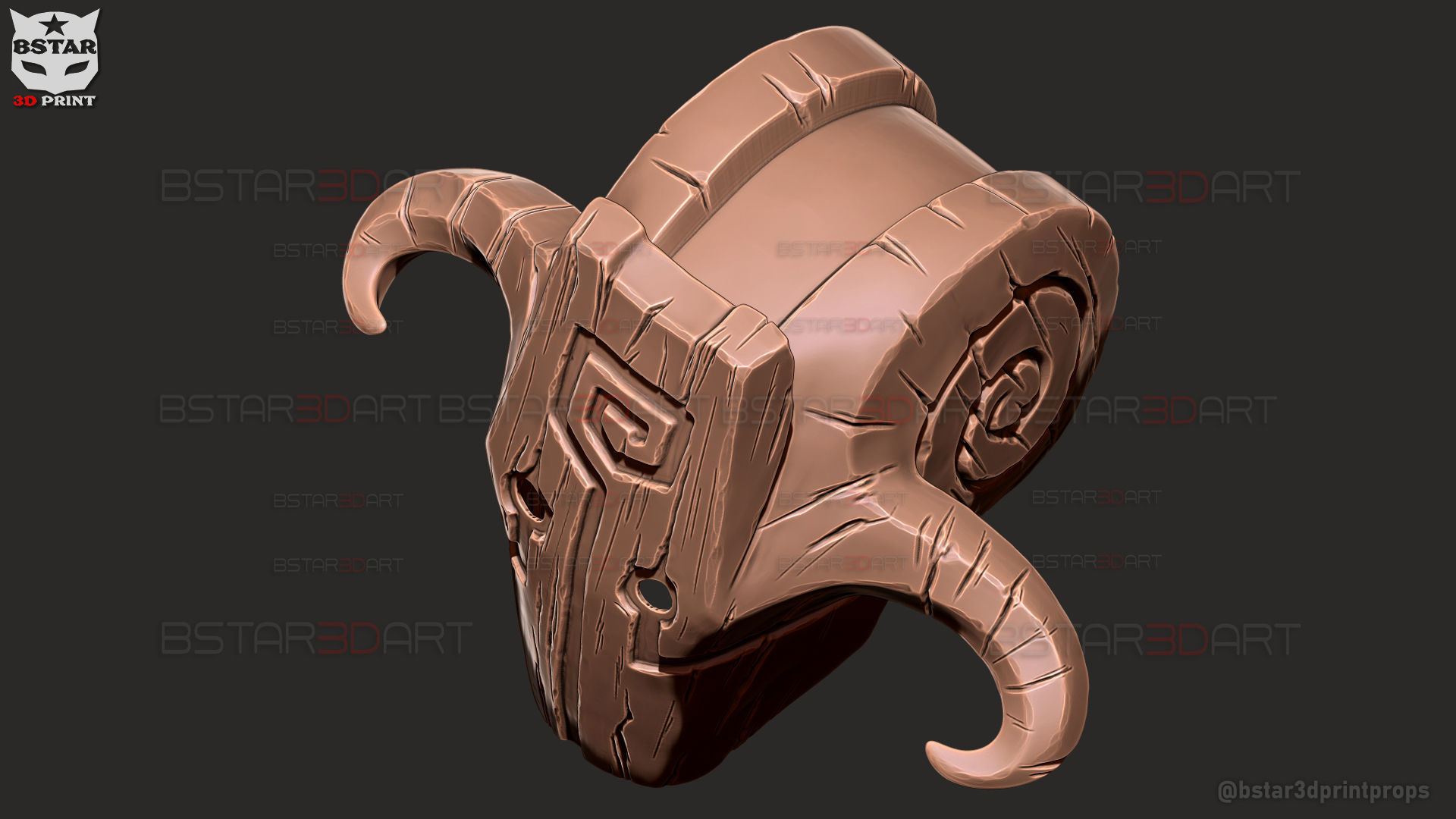 Juggernaut Dota Mask - Halloween Cosplay 3D print model_25