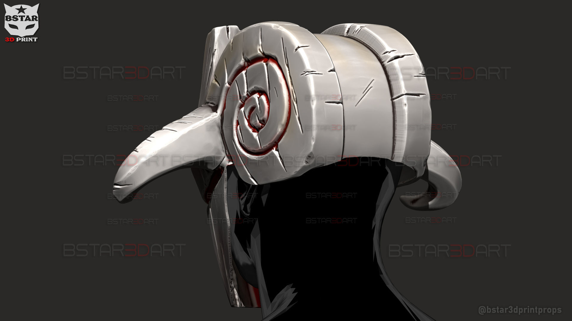 Juggernaut Dota Mask - Halloween Cosplay 3D print model_12