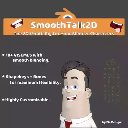 SmoothTalk 2D Mouth Rig
