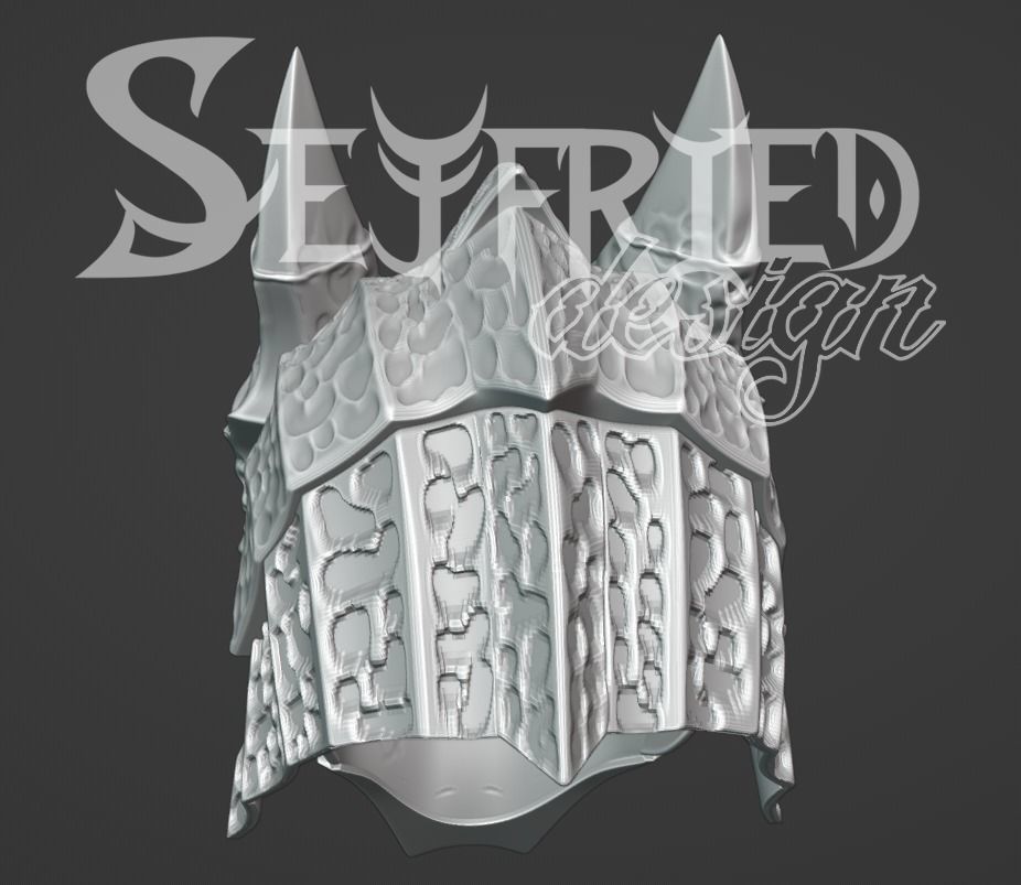 Kaiju No8 Number 8 fully wearable cosplay helmet printable 3D print model_10