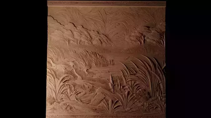 Marsh CNC 3d Print High Relief Sand Casting