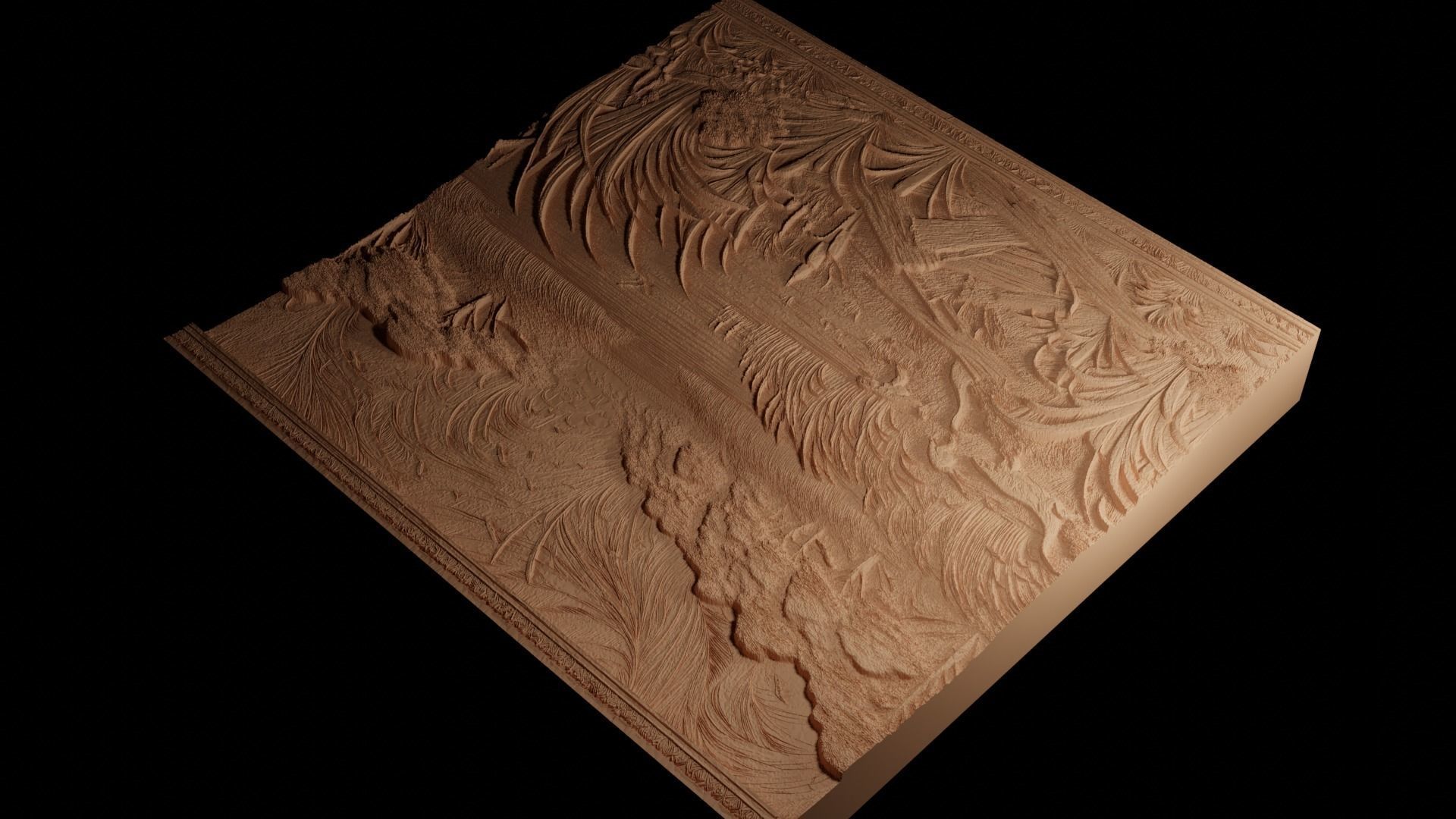 Marsh CNC 3d Print High Relief Sand Casting 3D print model_4