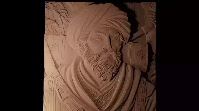 Marco Polo CNC 3d Print High Relief Sand Casting