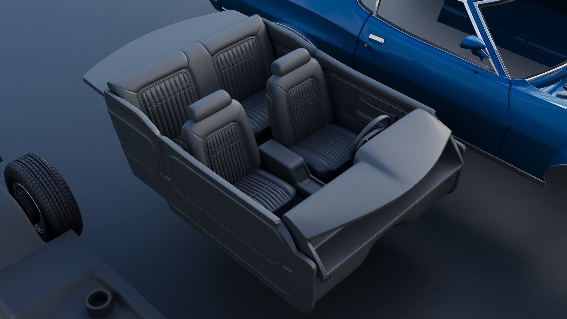 Gran Torino 1974 3D print model_22