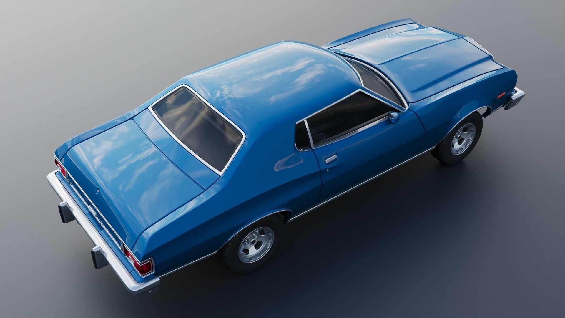 Gran Torino 1974 3D print model_7