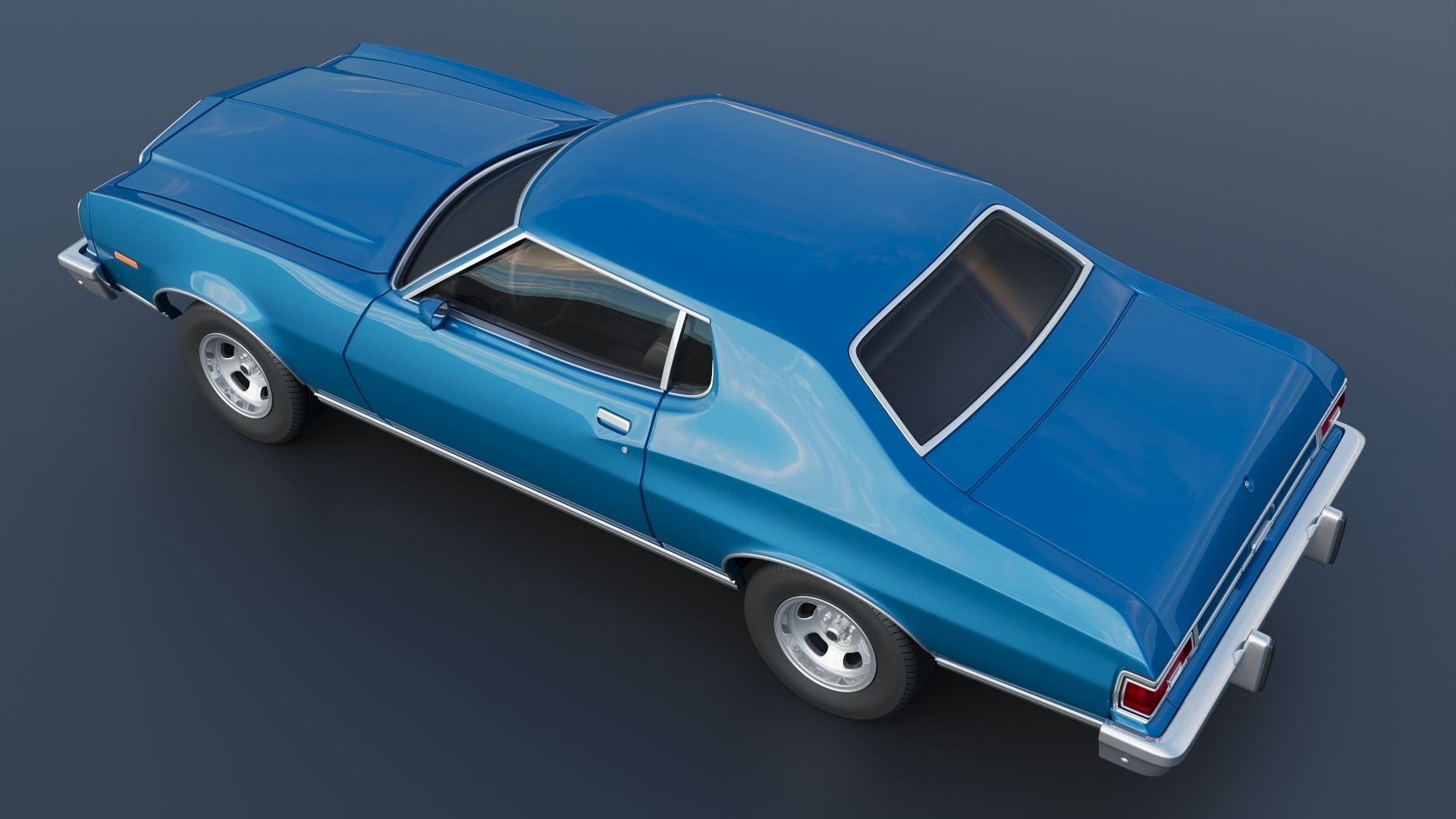 Gran Torino 1974 3D print model_5