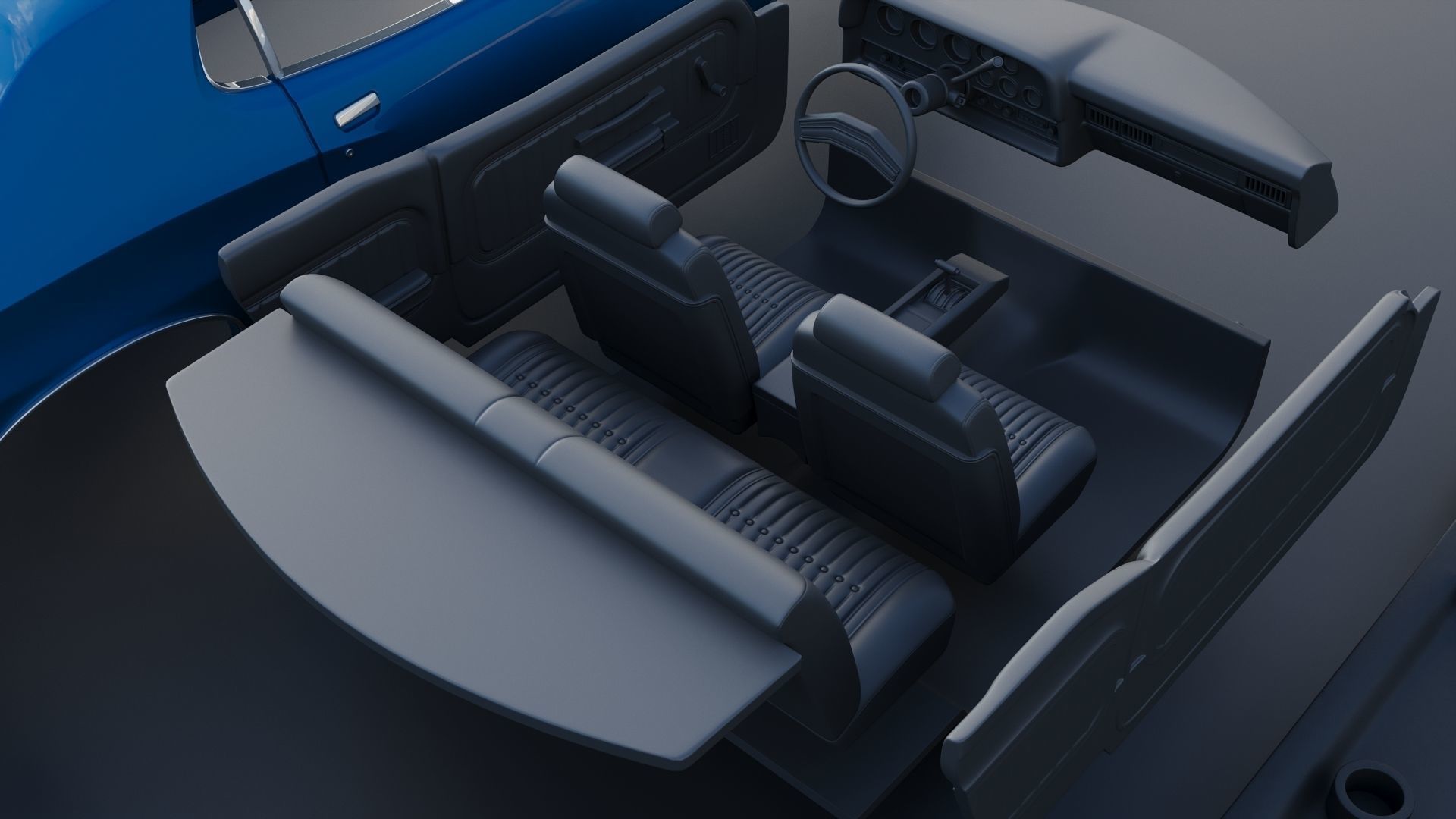 Gran Torino 1974 3D print model_24