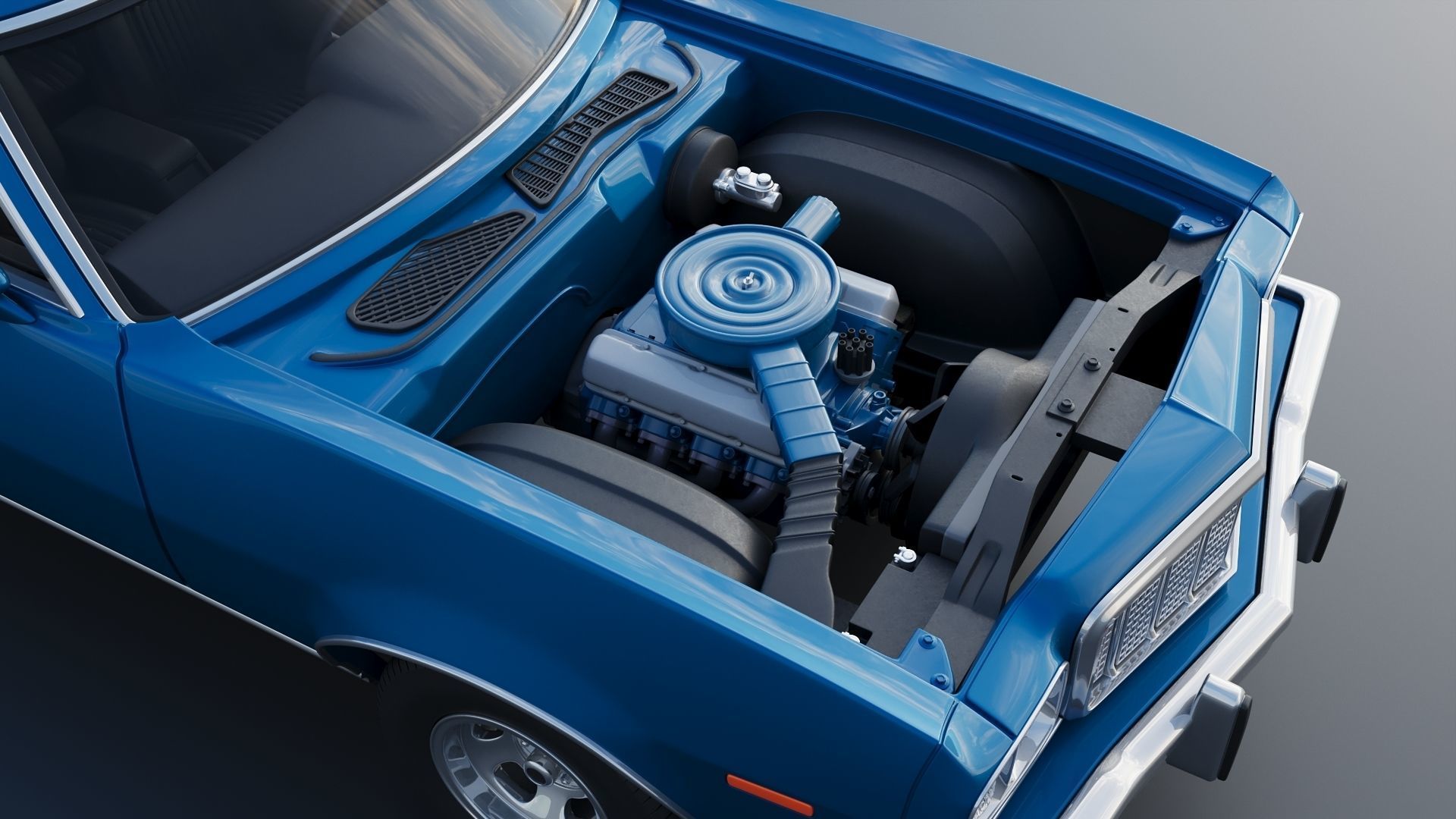 Gran Torino 1974 3D print model_14