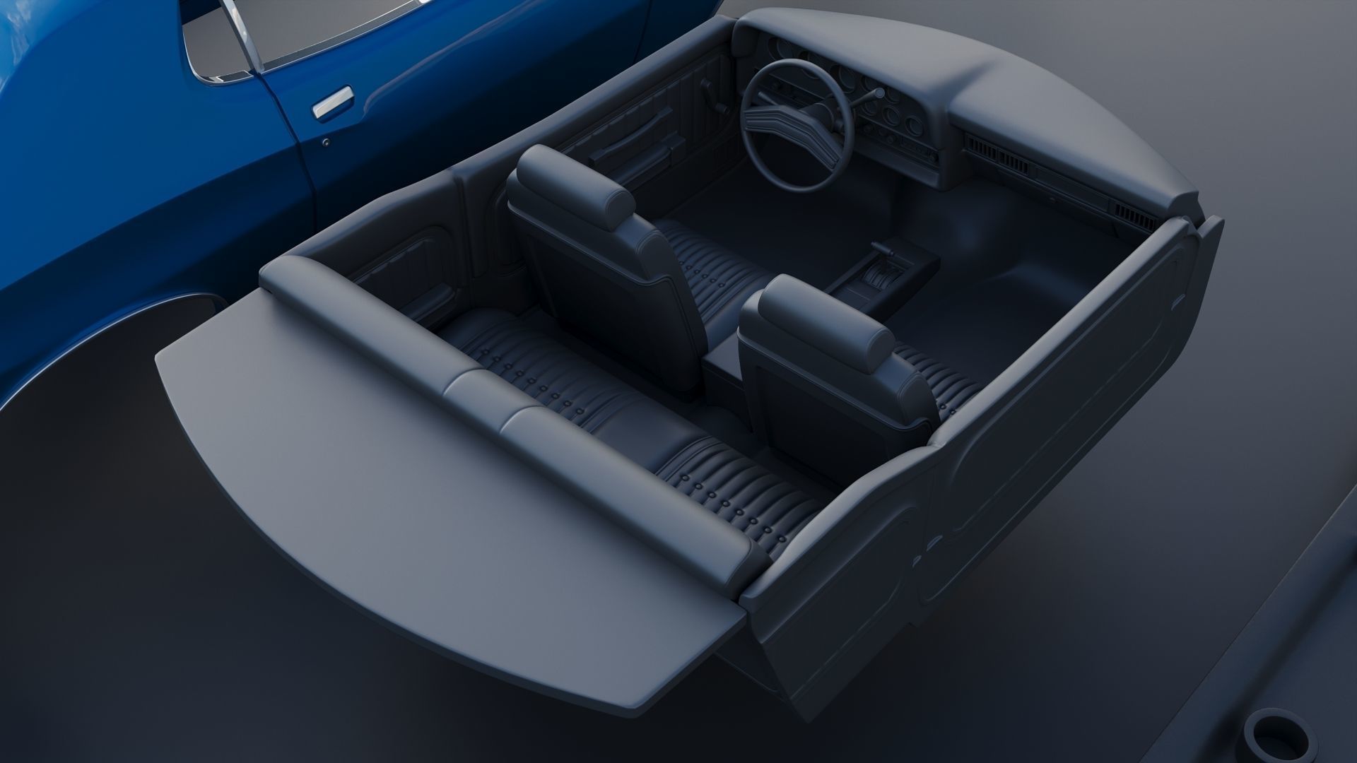 Gran Torino 1974 3D print model_23