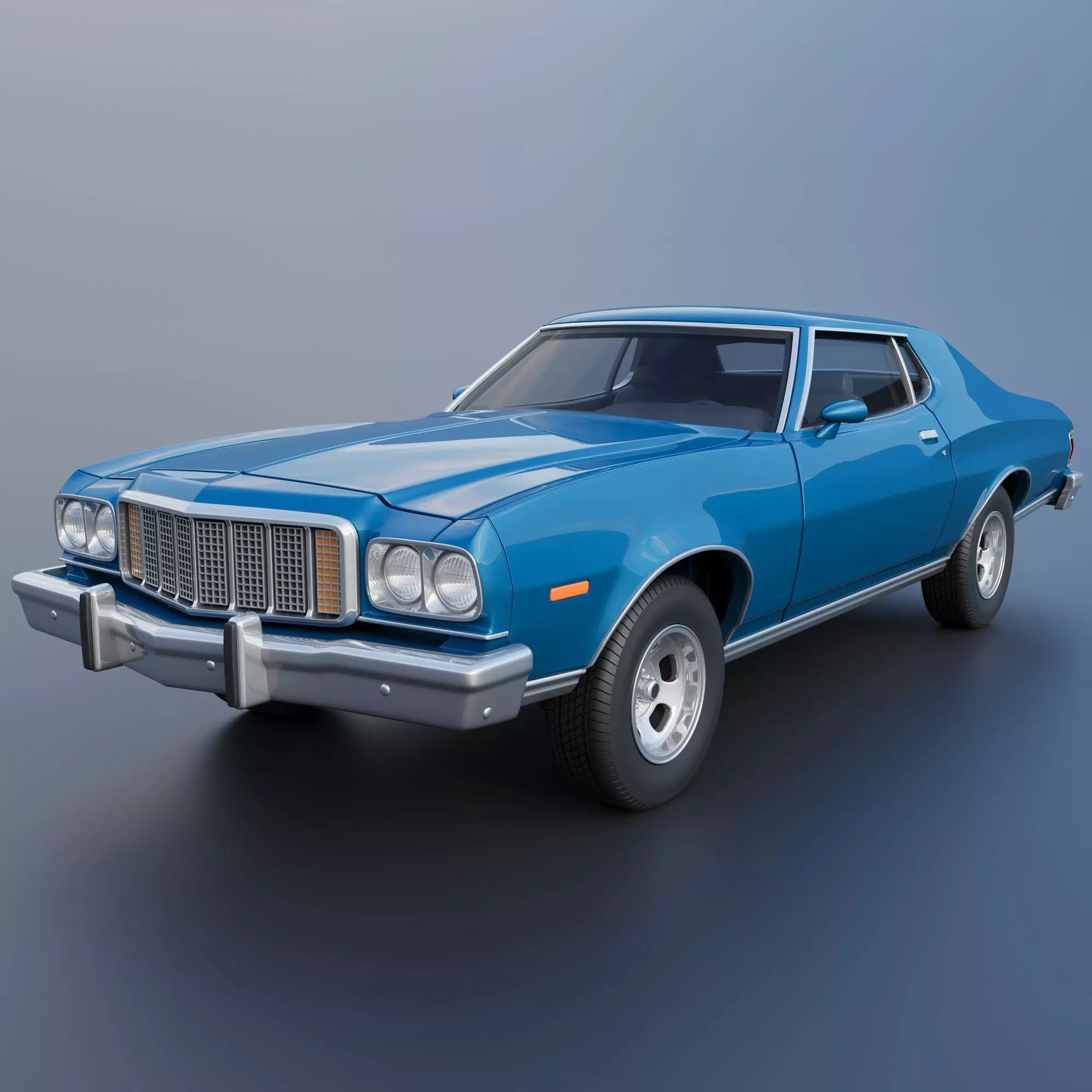 Gran Torino 1974 3D print model_0