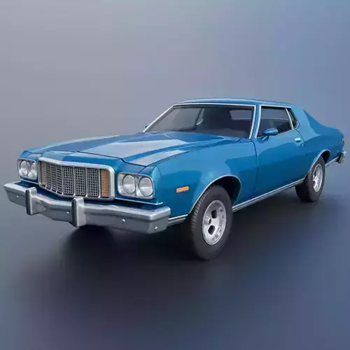 Gran Torino 1974 3D print model