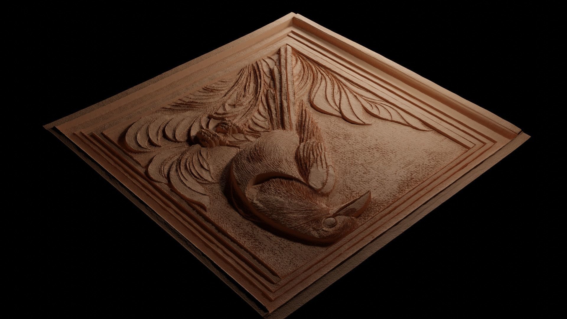 Magpie CNC 3d Print High Relief Sand Casting 3D print model_3