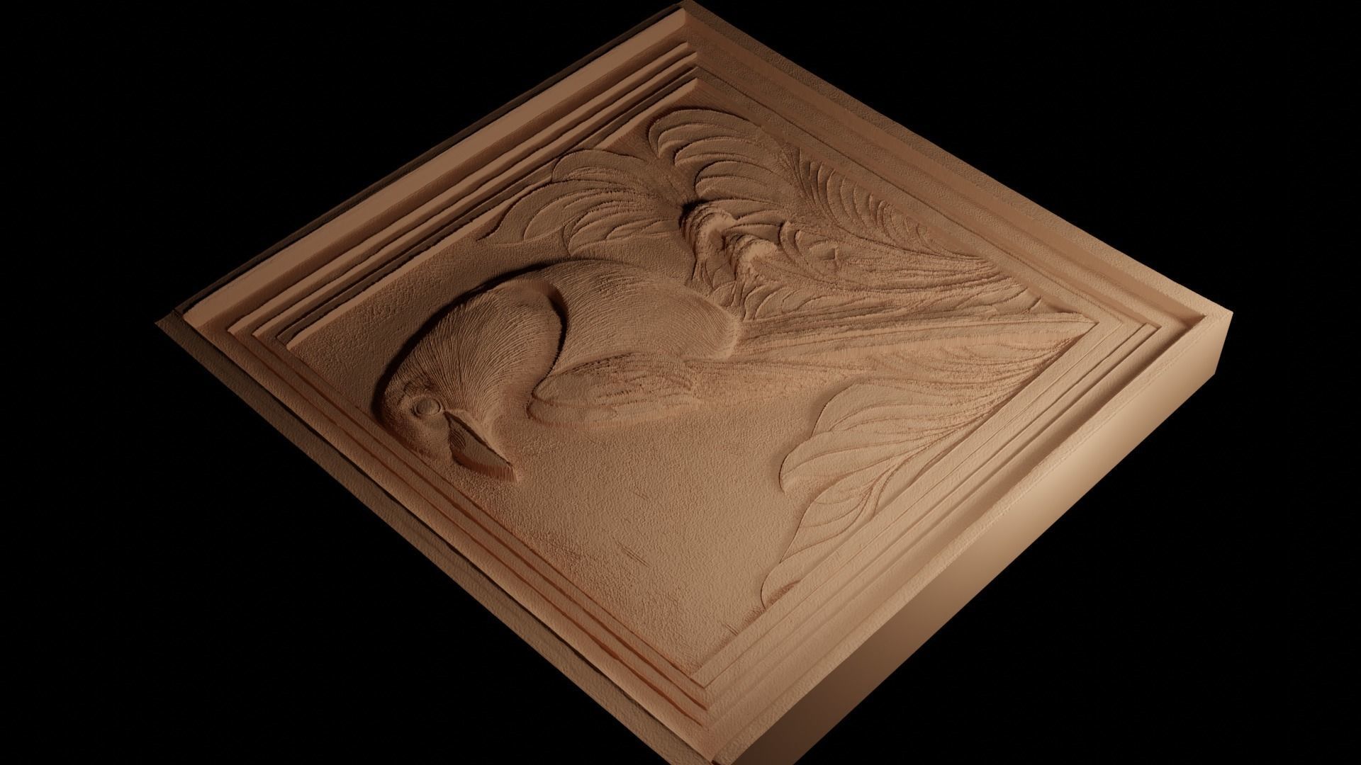 Magpie CNC 3d Print High Relief Sand Casting 3D print model_4