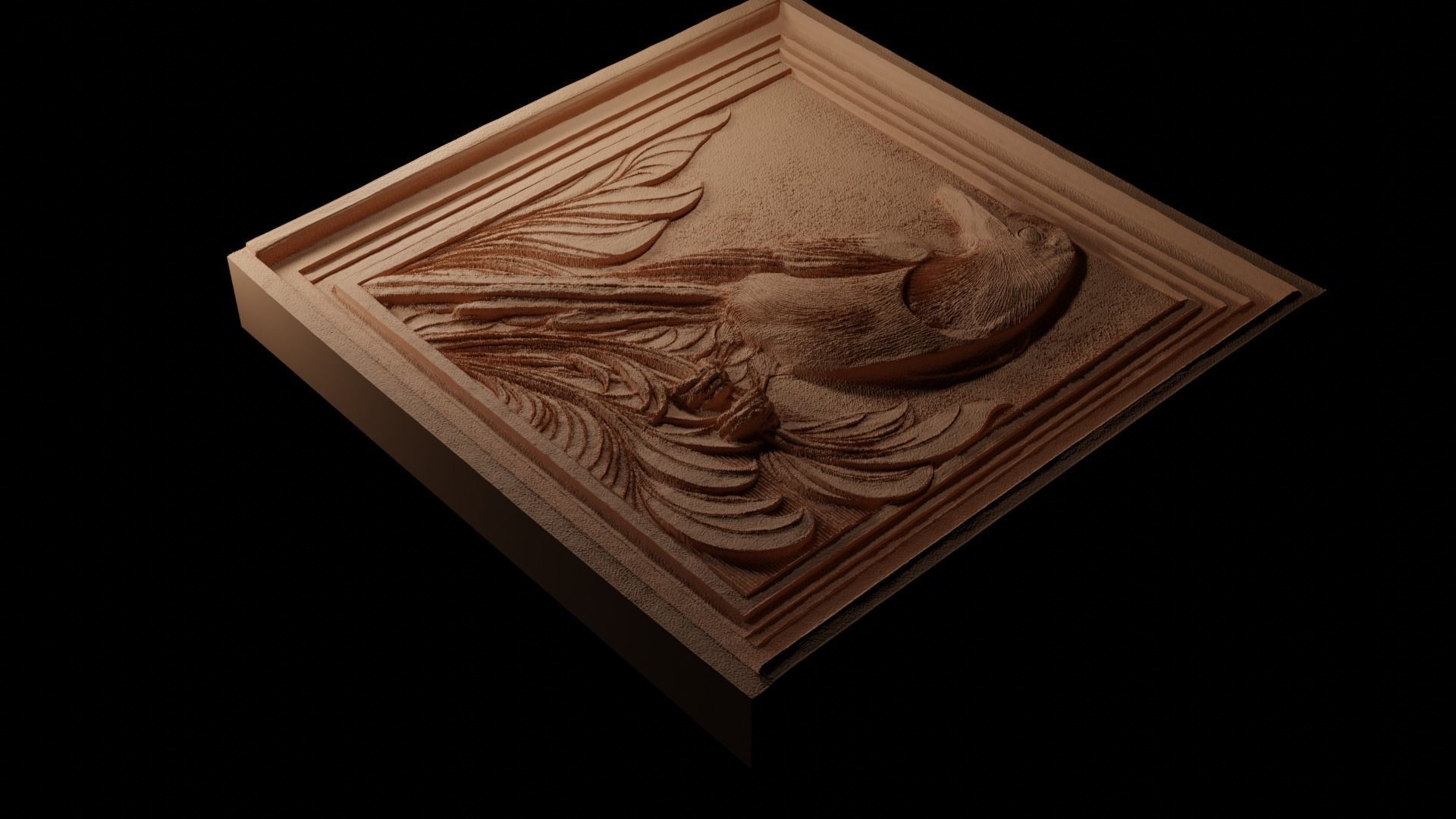 Magpie CNC 3d Print High Relief Sand Casting 3D print model_1