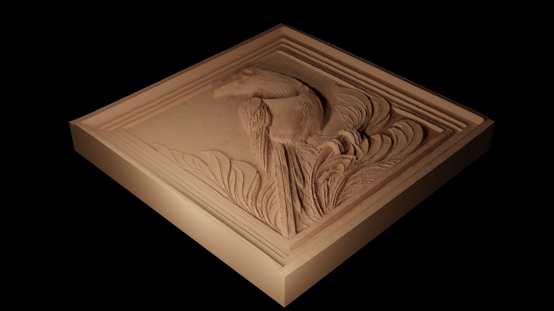 Magpie CNC 3d Print High Relief Sand Casting 3D print model_2