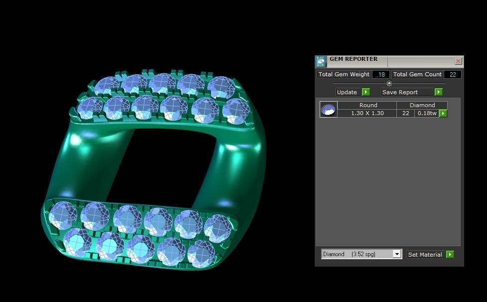 Cuban Chain Bracelet 13 3D print model_11