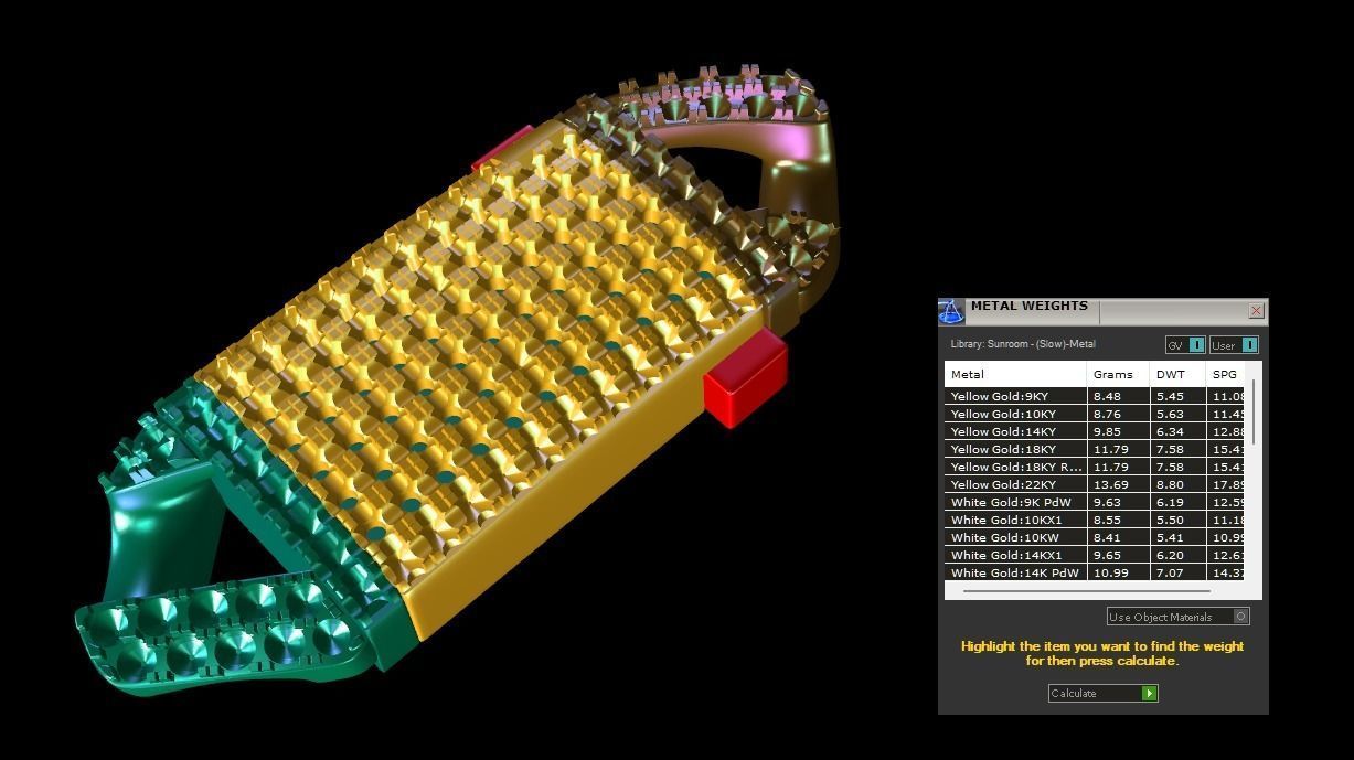 Cuban Chain Bracelet 13 3D print model_7