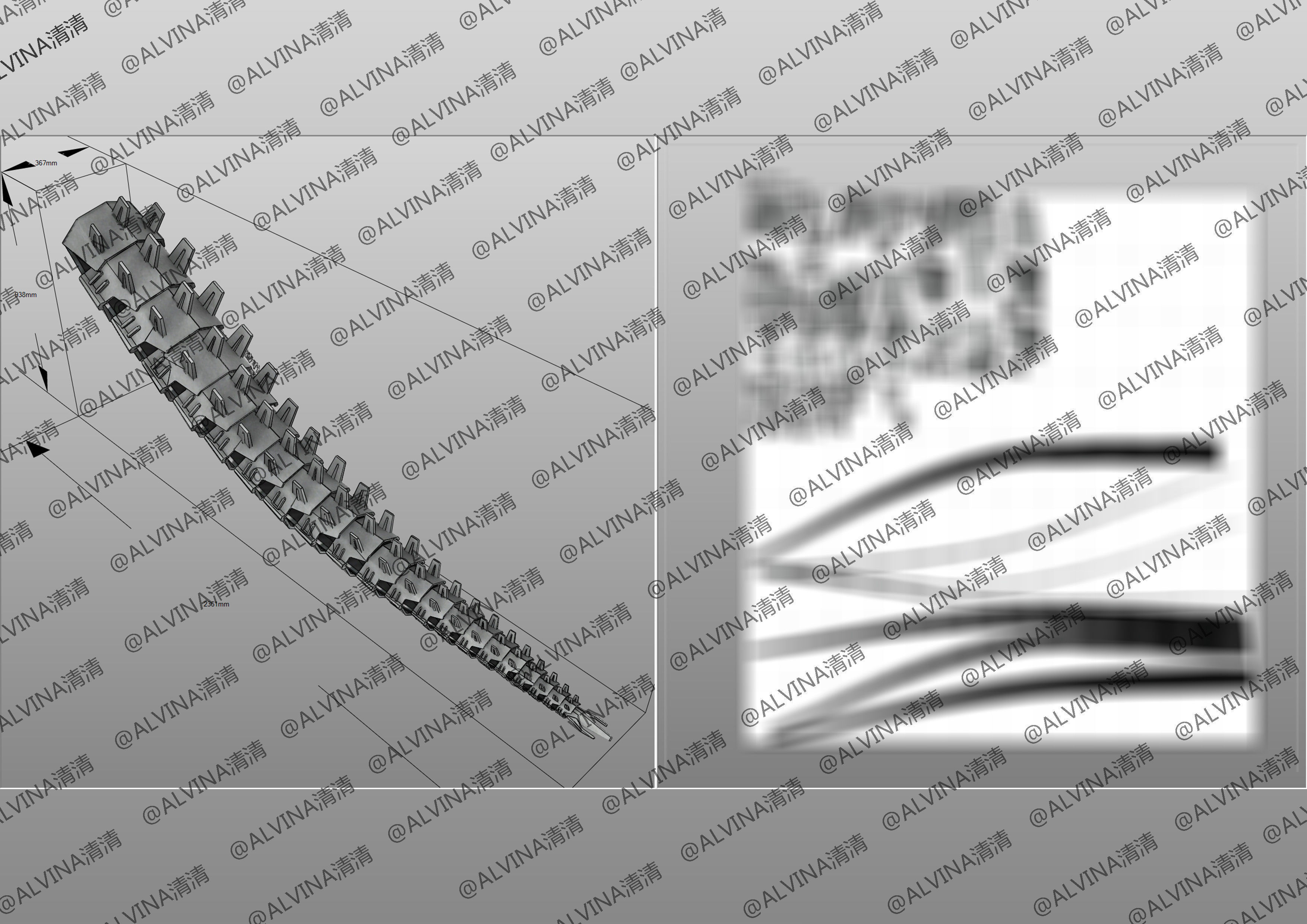 MFS-3 Mecha Godzilla Armor - DIY Cosplay Pepakura Foam Template 3D model_32