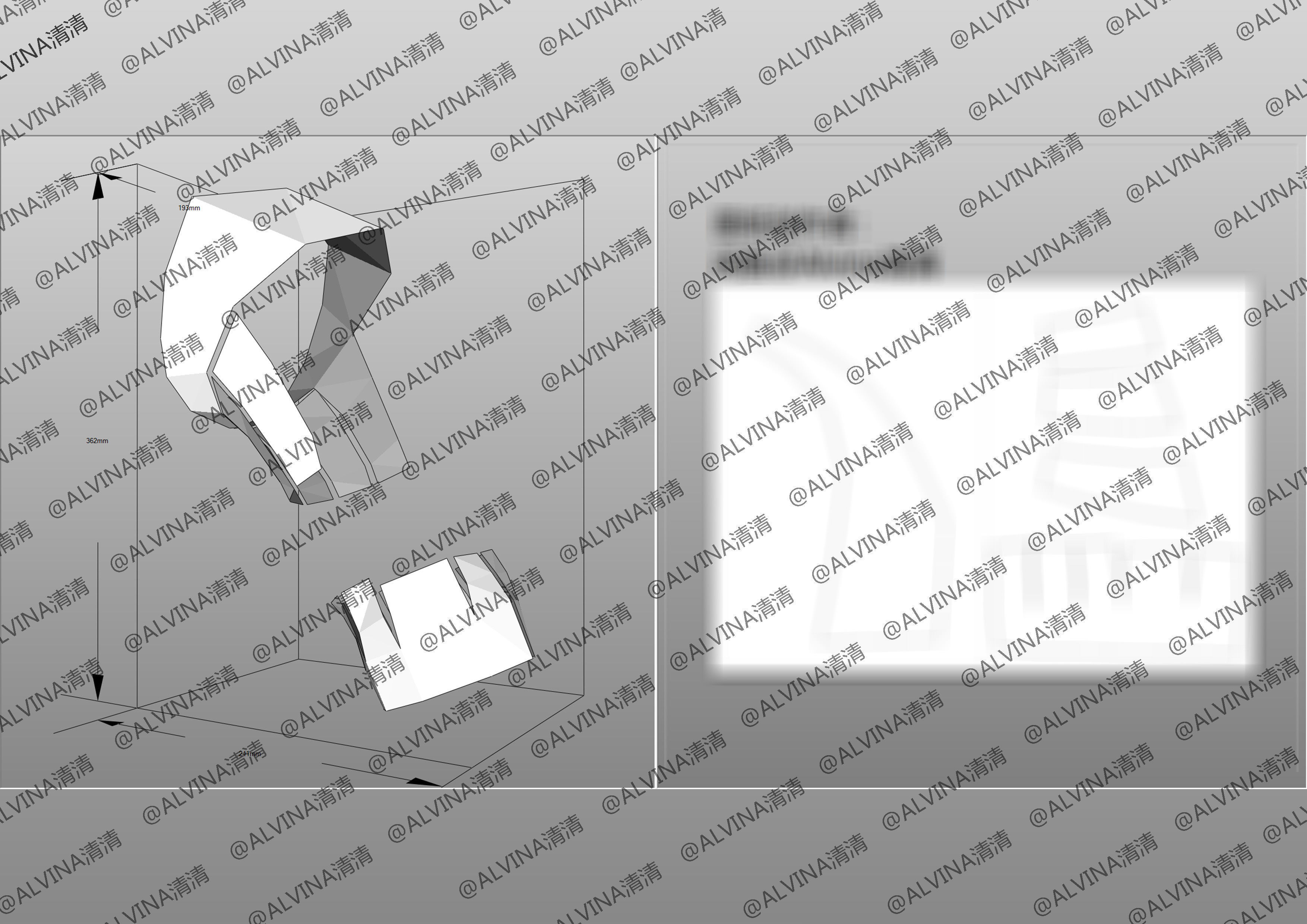 MFS-3 Mecha Godzilla Armor - DIY Cosplay Pepakura Foam Template 3D model_29