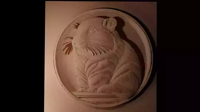 Lemming CNC 3d Print High Relief Sand Casting