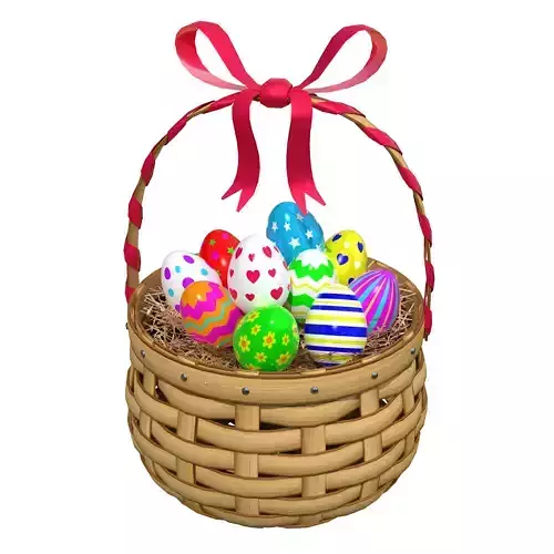 Easter Eggs Basket