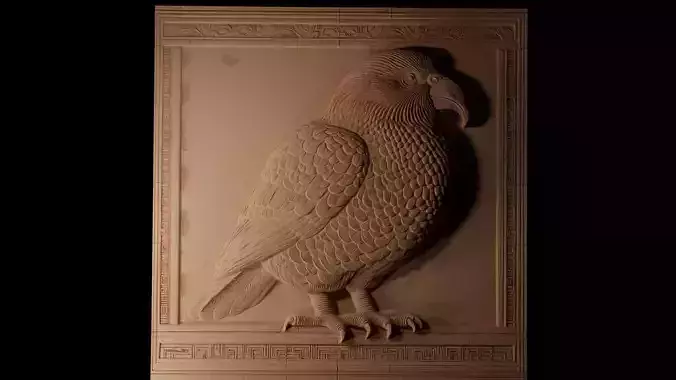 Kakapo CNC 3d Print High Relief Sand Casting