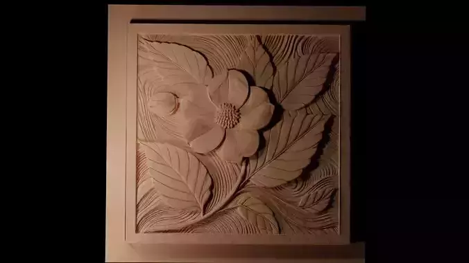 Jasmine CNC 3d Print High Relief Sand Casting