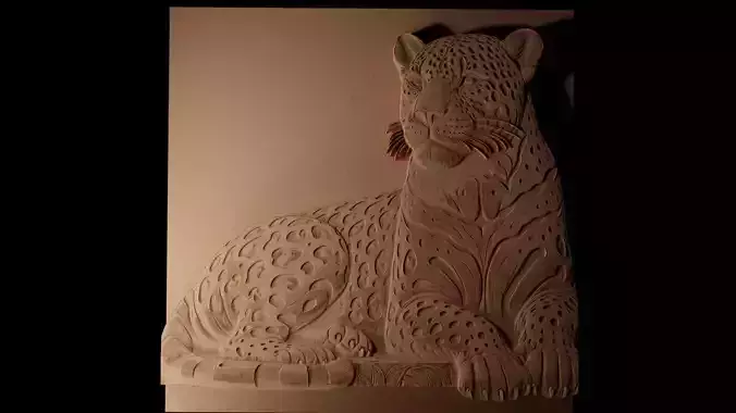 Jaguar CNC 3d Print High Relief Sand Casting