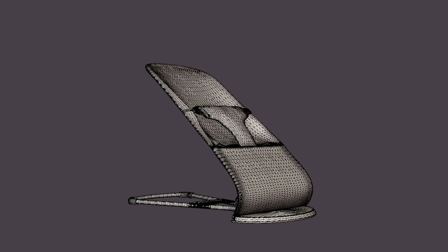 Babysitter Bliss Low-poly 3D model_7