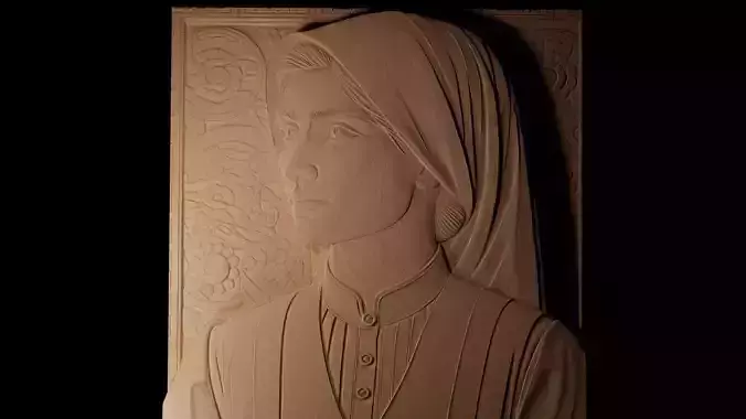 Inventor CNC 3d Print High Relief Sand Casting