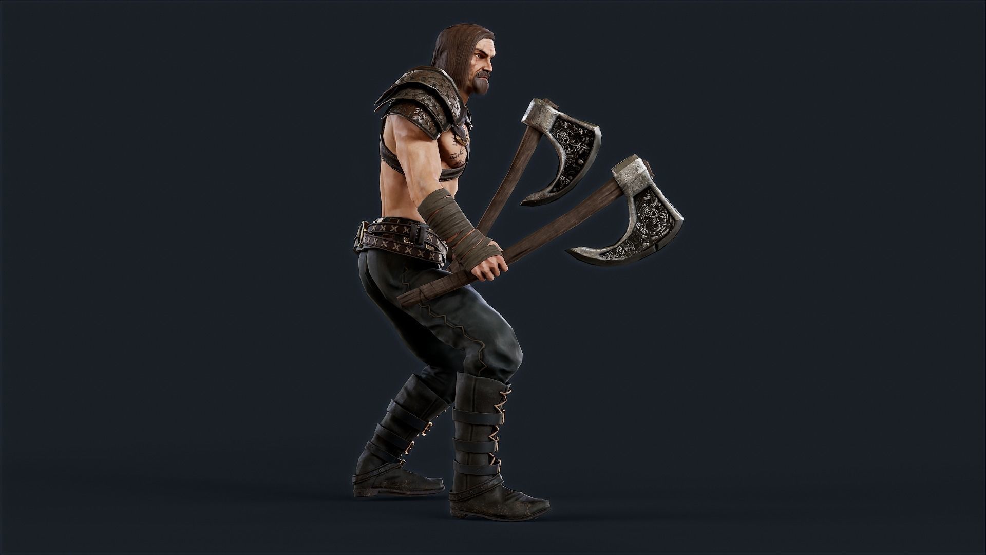 VIKING1 Low-poly 3D model_11