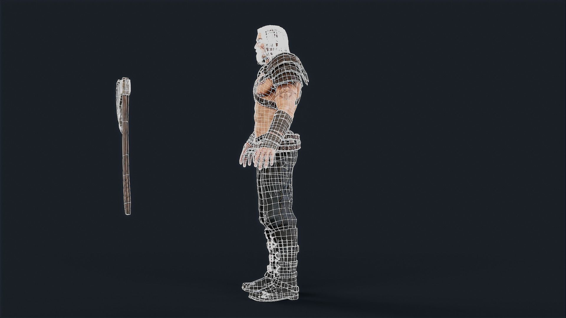 VIKING1 Low-poly 3D model_16